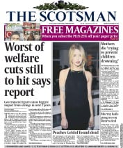 The Scotsman () Newspaper Front Page for 8 April 2014