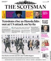 The Scotsman () Newspaper Front Page for 8 April 2017