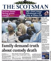 The Scotsman () Newspaper Front Page for 8 June 2015