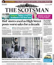 The Scotsman () Newspaper Front Page for 8 June 2018