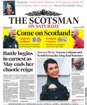The Scotsman () Newspaper Front Page for 8 June 2019