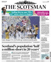 The Scotsman () Newspaper Front Page for 8 July 2019