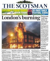 The Scotsman () Newspaper Front Page for 8 August 2011