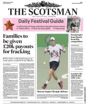 The Scotsman () Newspaper Front Page for 8 August 2016