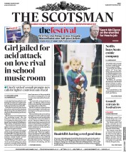 The Scotsman () Newspaper Front Page for 8 August 2017
