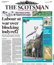 The Scotsman () Newspaper Front Page for 8 August 2019