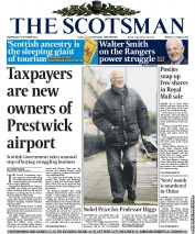The Scotsman () Newspaper Front Page for 9 October 2013