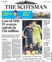 The Scotsman () Newspaper Front Page for 9 October 2015