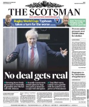 The Scotsman () Newspaper Front Page for 9 October 2019