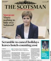 The Scotsman () Newspaper Front Page for 9 October 2020