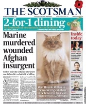The Scotsman () Newspaper Front Page for 9 November 2013