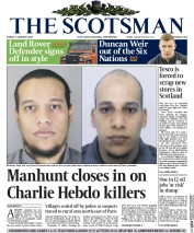 The Scotsman () Newspaper Front Page for 9 January 2015