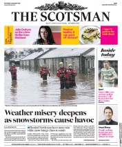 The Scotsman () Newspaper Front Page for 9 January 2016