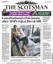 The Scotsman () Newspaper Front Page for 9 January 2018
