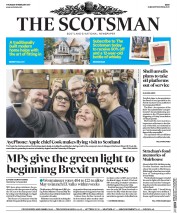 The Scotsman () Newspaper Front Page for 9 February 2017