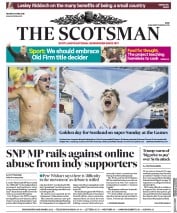 The Scotsman () Newspaper Front Page for 9 April 2018