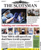 The Scotsman () Newspaper Front Page for 9 April 2020