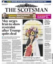 The Scotsman () Newspaper Front Page for 9 May 2018