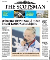 The Scotsman () Newspaper Front Page for 9 June 2016