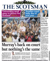 The Scotsman () Newspaper Front Page for 9 July 2013