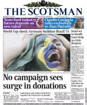 The Scotsman () Newspaper Front Page for 9 July 2014