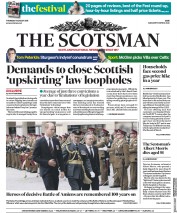 The Scotsman () Newspaper Front Page for 9 August 2018