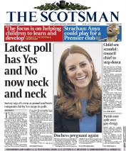 The Scotsman () Newspaper Front Page for 9 September 2014