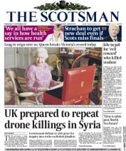The Scotsman () Newspaper Front Page for 9 September 2015