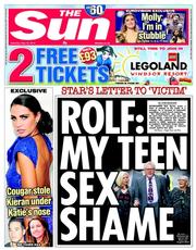 The Sun () Newspaper Front Page for 10 May 2014