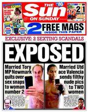 The Sun () Newspaper Front Page for 12 October 2014
