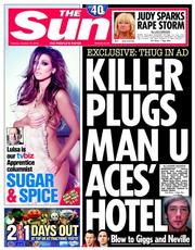 The Sun () Newspaper Front Page for 14 October 2014