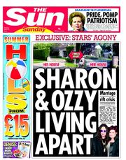 The Sun () Newspaper Front Page for 14 April 2013