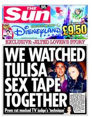 The Sun () Newspaper Front Page for 17 November 2012