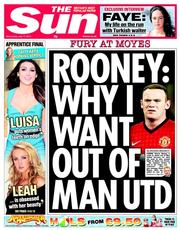 The Sun () Newspaper Front Page for 17 July 2013