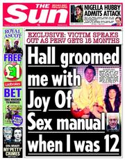 The Sun () Newspaper Front Page for 18 June 2013