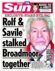The Sun () Newspaper Front Page for 1 July 2014