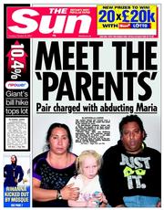 The Sun () Newspaper Front Page for 22 October 2013