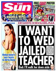 The Sun () Newspaper Front Page for 23 June 2013