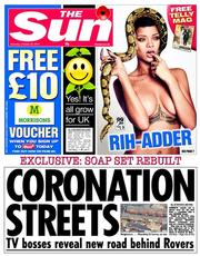 The Sun () Newspaper Front Page for 26 October 2013