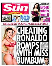 The Sun () Newspaper Front Page for 28 April 2013