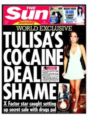 The Sun () Newspaper Front Page for 2 June 2013