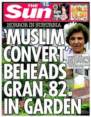 The Sun () Newspaper Front Page for 5 September 2014