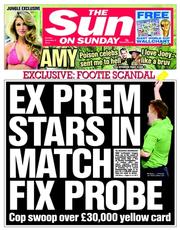 The Sun () Newspaper Front Page for 8 December 2013