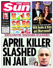 The Sun () Newspaper Front Page for 9 July 2013