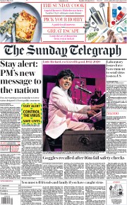 The Sunday Telegraph () Newspaper Front Page for 10 May 2020
