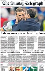 The Sunday Telegraph () Newspaper Front Page for 11 December 2022