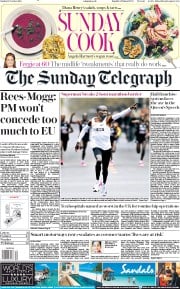 The Sunday Telegraph () Newspaper Front Page for 13 October 2019