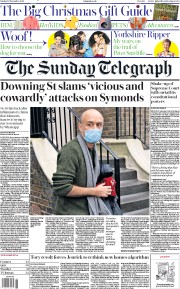 The Sunday Telegraph () Newspaper Front Page for 15 November 2020