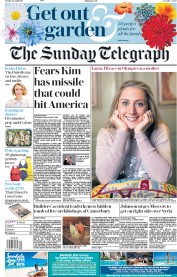 The Sunday Telegraph () Newspaper Front Page for 16 April 2017