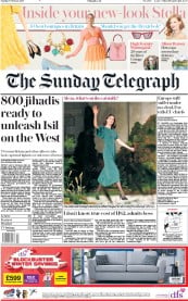 The Sunday Telegraph () Newspaper Front Page for 17 February 2019